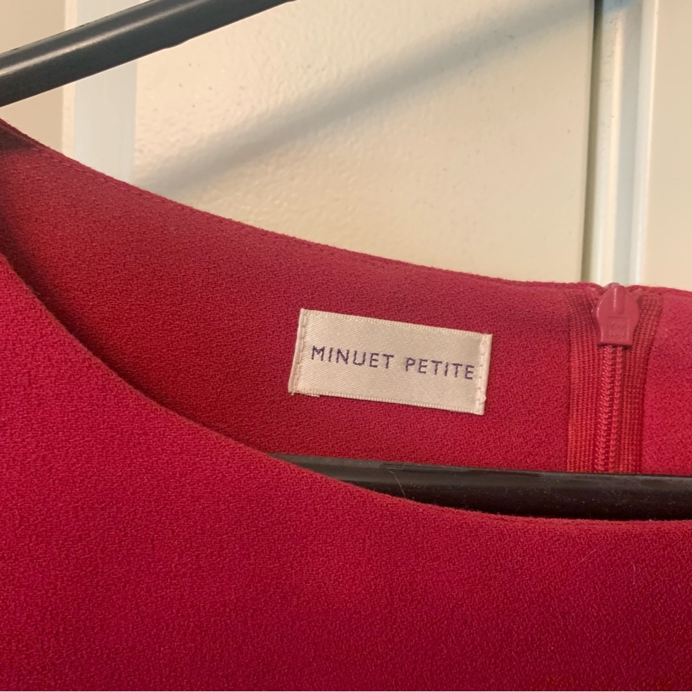 Minuet Petite Deep Pink Dress UK 14